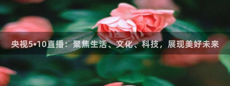 上海五星体育直播节目表：央视5•10直播：聚焦生活、文化、科技，展现美好未来